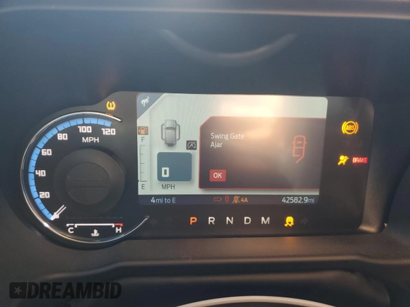 2023 Ford Bronco с VIN 1FMEE5DP8PLB53774, выставлен на аукционе Copart как лот 58173005 с пробегом 42 582 миль миль и Списание • Salvage title. История ставок и продаж доступна на DreamBid. Изображение 9.
