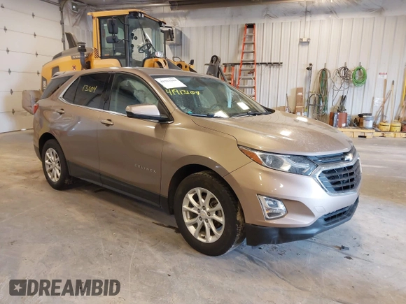 2018 Chevrolet Equinox LT with VIN 2GNAXJEV5J6232085, listed as a IAAI auction lot 41913104 with 112,938 mi miles and . Bid and sale history available at DreamBid. Image 1.