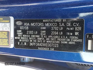 2019 Kia Forte S with VIN 3KPF34ADXKE007123, listed as a Copart auction lot 48072635 with 134,538 mi miles and Salvage Title. Bid and sale history available at carsss.com. Image 12.