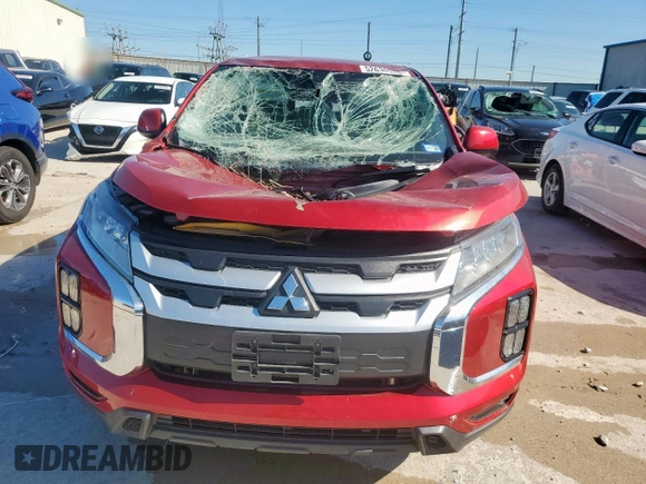 2020 Mitsubishi Outlander ES with VIN JA4AP3AU6LU008405, listed as a Copart auction lot 52630915 with 41,306 mi miles and Salvage title. Bid and sale history available at DreamBid. Image 5.