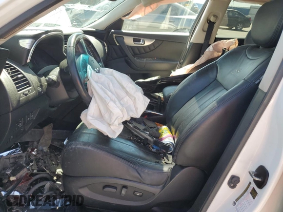 2011 Infiniti FX35 with VIN JN8AS1MW0BM731563, listed as a Copart auction lot 73243044 with 0 mi miles and Salvage Title. Bid and sale history available at carsss.com. Image 7.