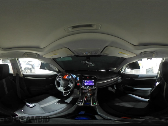 2018 Honda Civic EX with VIN 2HGFC2F74JH551290, listed as a Copart auction lot 45711675 with 123,774 mi miles and Salvage Title. Bid and sale history available at DreamBid. Image 13.