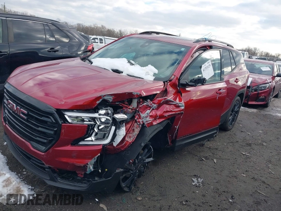 2024 GMC Terrain SLT с VIN 3GKALPEG2RL252105, выставлен на аукционе IAAI как лот 41253129 с пробегом 12 002 миль миль и . История ставок и продаж доступна на DreamBid. Изображение 6.