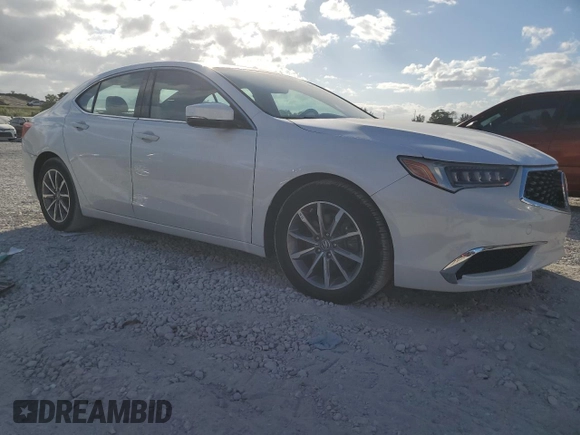 2020 Acura TLX w/Technology Pkg with VIN 19UUB1F50LA007342, listed as a Copart auction lot 83671674 with 14,916 mi miles and Salvage Title. Bid and sale history available at carsss.com. Image 4.