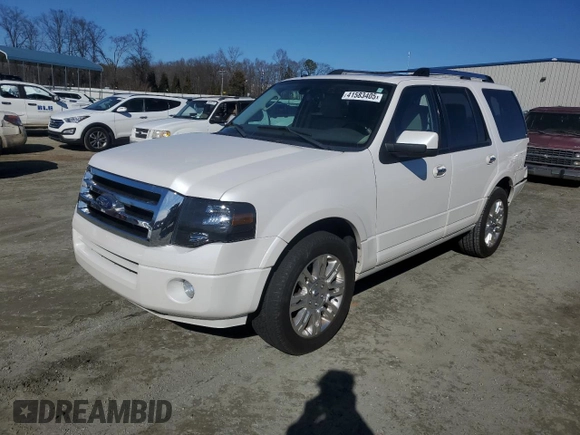 2011 Ford Expedition Limited with VIN 1FMJU1K51BEF03951, listed as a Copart auction lot 41583405 with 89,672 mi miles and Salvage Title. Bid and sale history available at carsss.com. Image 1.