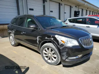 2013 Buick Enclave Premium with VIN 5GAKRDKD6DJ155658, listed as a Copart auction lot 49080105 with 140,370 mi miles and Salvage Title. Bid and sale history available at DreamBid. Image 4.