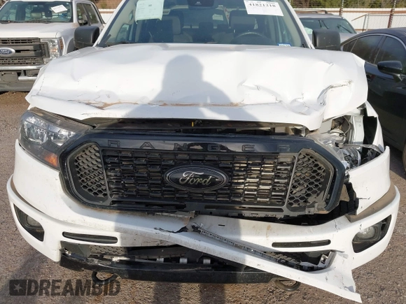 2022 Ford Ranger XL with VIN 1FTER4FHXNLD41847, listed as a IAAI auction lot 41821218 with 123,549 mi miles. Bid and sale history available at carsss.com. Image 6.