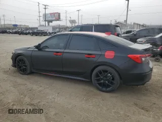 2022 Honda Civic Si with VIN 2HGFE1E50NH473830, listed as a Copart auction lot 54383035 with 72,733 mi miles and Salvage Title. Bid and sale history available at DreamBid. Image 2.