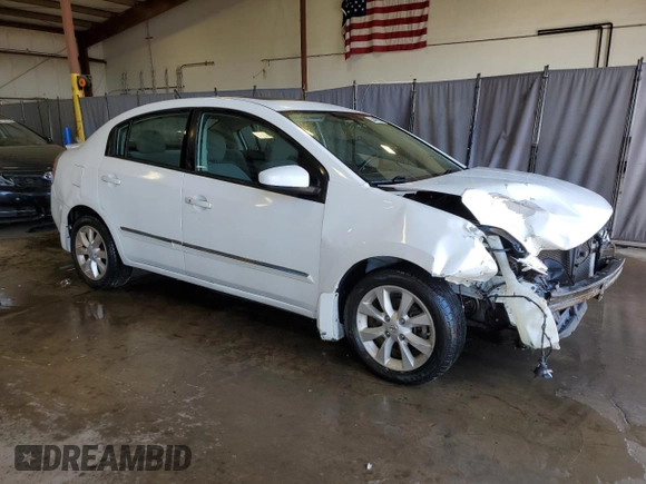 2012 Nissan Sentra S with VIN 3N1AB6AP2CL670351, listed as a Copart auction lot 54409705 with 103,216 mi miles and Salvage Title. Bid and sale history available at DreamBid. Image 4.