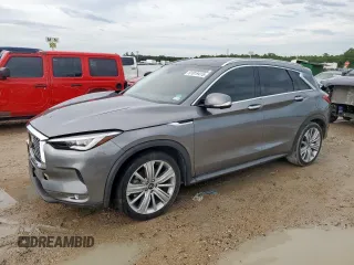 2021 Infiniti QX50 Essential z VIN 3PCAJ5CA4MF101584, wystawiony jako Copart lot #61019415 z przebiegiem 54 939 mil mil oraz Szkoda całkowita • Salvage title. Historia ofert i sprzedaży dostępna na DreamBid. Obrazek 1.