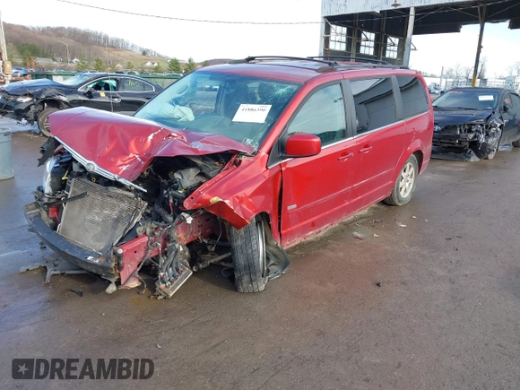 2008 Chrysler Town & Country Touring with VIN 2A8HR54P08R767693, listed as a IAAI auction lot 41886390 with 112,572 mi miles. Bid and sale history available at carsss.com. Image 2.