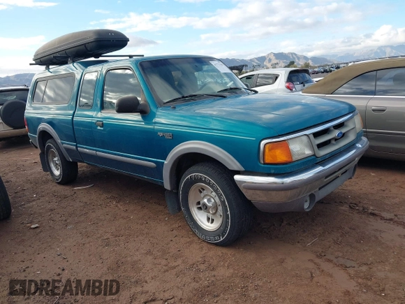 1997 Ford Ranger XLT with VIN 1FTCR15X3VPA06971, listed as a IAAI auction lot 41773708 with 276,336 mi miles. Bid and sale history available at carsss.com. Image 1.