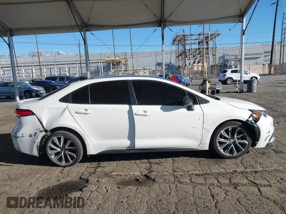 2022 Toyota Corolla SE with VIN 5YFS4MCE7NP118247, listed as a IAAI auction lot 41753956 with 48,220 mi miles. Bid and sale history available at carsss.com. Image 12.
