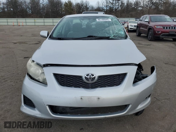 2010 Toyota Corolla with VIN 2T1BU4EE7AC280712, listed as a Copart auction lot 46148945 with 0 mi miles and Salvage Title. Bid and sale history available at carsss.com. Image 5.