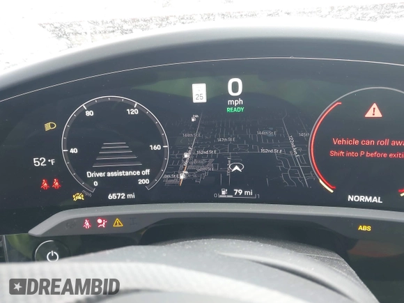 2024 Porsche Taycan GTS with VIN WP0AD2Y13RSA47237, listed as a IAAI auction lot 41557327 with 6,572 mi miles and . Bid and sale history available at DreamBid. Image 7.