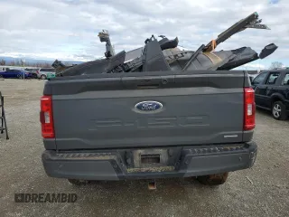 2021 Ford F-150 XL with VIN 1FTFW1E89MFC89542, listed as a Copart auction lot 43973255 with 82,319 mi miles and Salvage Title. Bid and sale history available at carsss.com. Image 6.