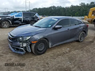 2020 Honda Civic LX z VIN 2HGFC2F61LH574441, wystawiony jako Copart lot #53943705 z przebiegiem 142 119 mil mil oraz Szkoda całkowita • Salvage title. Historia ofert i sprzedaży dostępna na DreamBid. Obrazek 1.