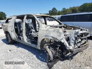 2021 Chevrolet Suburban Premier with VIN 1GNSCFKD6MR274492, listed as a Copart auction lot 76990154 with Not provided miles and Salvage title. Bid and sale history available at DreamBid. Image 4.
