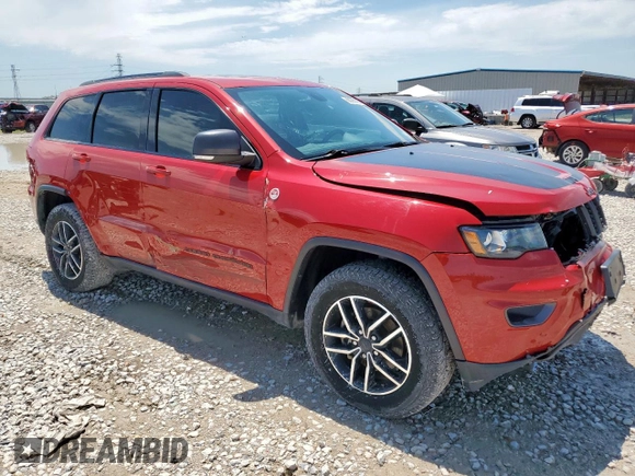 2020 Jeep Grand Cherokee Trailhawk with VIN 1C4RJFLGXLC116714, listed as a Copart auction lot 60298185 with 62,240 mi miles and Salvage title. Bid and sale history available at DreamBid. Image 4.