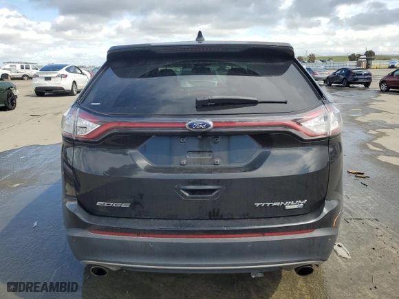 2015 Ford Edge Titanium with VIN 2FMTK4K92FBB56330, listed as a Copart auction lot 49245785 with 109,110 mi miles and Salvage Title. Bid and sale history available at carsss.com. Image 6.