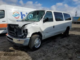 2011 Ford Econoline Passenger XL with VIN 1FBNE3BLXBDA75840, listed as a Copart auction lot 72030614 with 57,183 mi miles and Salvage Title. Bid and sale history available at DreamBid. Image 1.