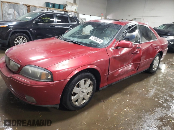 2005 Lincoln LS w/Luxury Pkg with VIN 1LNHM86S65Y621536, listed as a Copart auction lot 77190284 with 189,837 mi miles and Salvage Title. Bid and sale history available at carsss.com. Image 1.