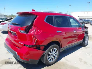 2017 Nissan Rogue SL with VIN JN8AT2MV7HW277674, listed as a IAAI auction lot 41837800 with 99,301 mi miles. Bid and sale history available at carsss.com. Image 4.