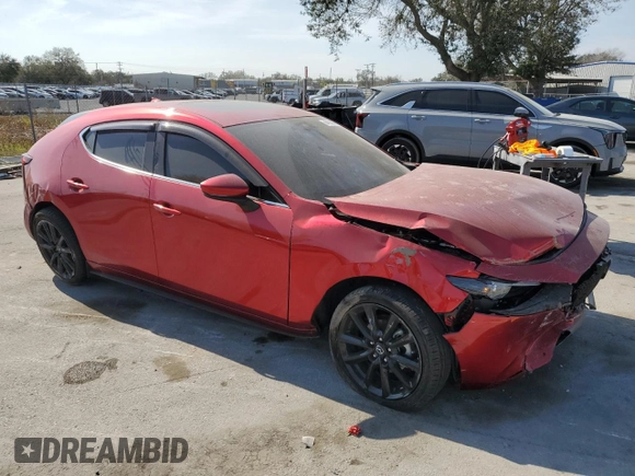 2022 Mazda 3 Premium with VIN JM1BPAML4N1514465, listed as a Copart auction lot 44143875 with 52,002 mi miles and Non repairable. Bid and sale history available at DreamBid. Image 4.