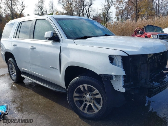 2016 Chevrolet Tahoe LS with VIN 1GNSKAKC2GR408884, listed as a IAAI auction lot 40885051 with 124,858 mi miles. Bid and sale history available at carsss.com. Image 1.