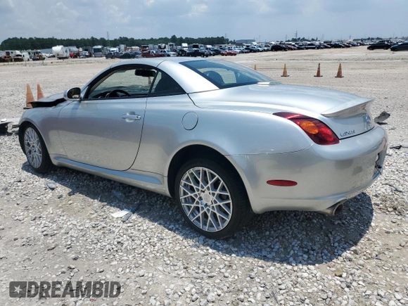 2002 Lexus SC 430 with VIN JTHFN48Y320007698, listed as a Copart auction lot 58675624 with Not Provided miles and Non Repairable. Bid and sale history available at DreamBid. Image 2.