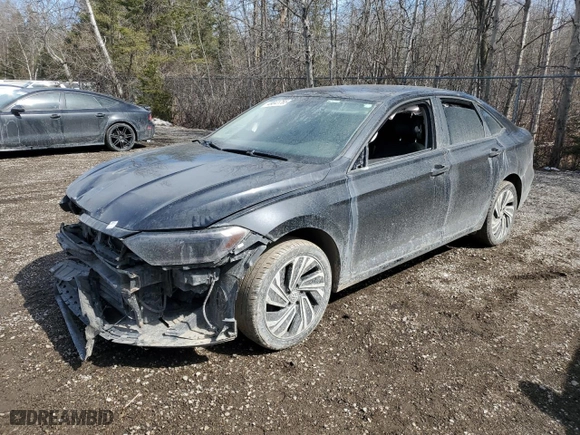 2019 Volkswagen Jetta SEL Premium with VIN 3VWG57BUXKM075696, listed as a Copart auction lot 49041765 with 170,768 mi miles and Salvage Title. Bid and sale history available at carsss.com. Image 1.