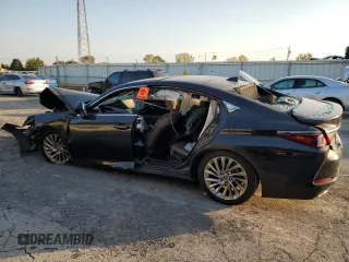 2022 Lexus ES with VIN 58AFZ1B11NU135486, listed as a Copart auction lot 75721464 with 0 mi miles and Salvage Title. Bid and sale history available at carsss.com. Image 2.