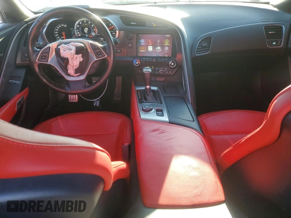2014 Chevrolet Corvette Z51 2LT with VIN 1G1YK2D76E5102535, listed as a Copart auction lot 88287025 with 69,252 mi miles and Salvage title. Bid and sale history available at DreamBid. Image 8.