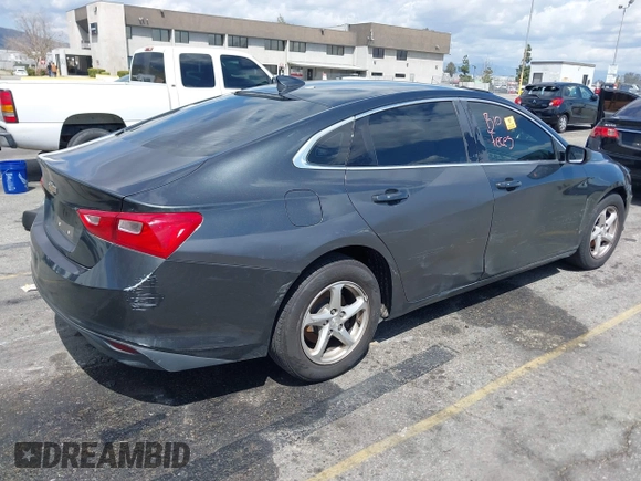 2017 Chevrolet Malibu LS with VIN 1G1ZB5ST6HF291854, listed as a IAAI auction lot 41831592 with Not Provided miles and . Bid and sale history available at DreamBid. Image 4.