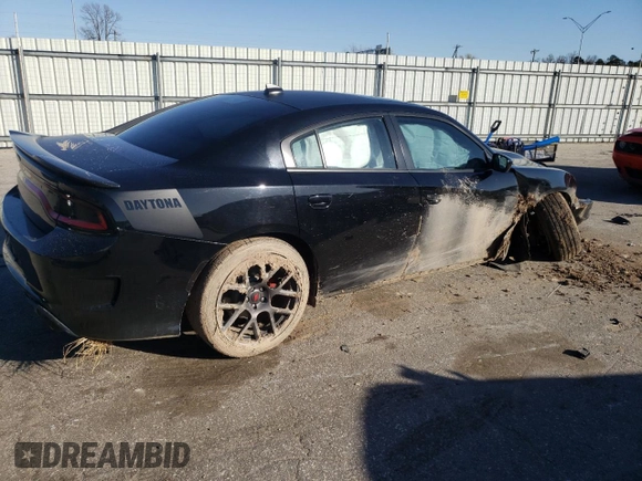 2018 Dodge Charger Daytona with VIN 2C3CDXCT4JH283018, listed as a Copart auction lot 48707905 with 121,624 mi miles and Salvage title. Bid and sale history available at DreamBid. Image 3.