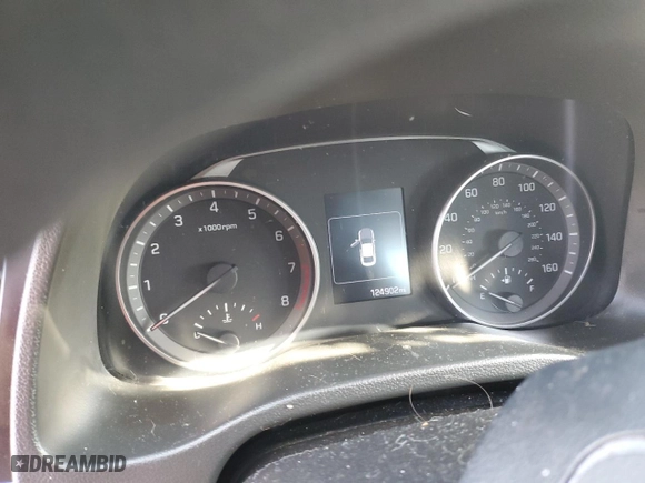 2018 Hyundai Elantra SEL with VIN 5NPD84LF5JH324230, listed as a Copart auction lot 45556885 with 124,902 mi miles and Salvage Title. Bid and sale history available at carsss.com. Image 9.