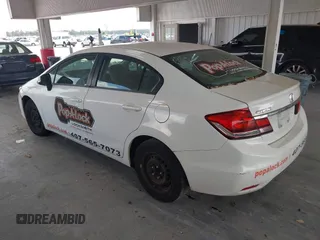 2013 Honda Civic LX with VIN 19XFB2F53DE069765, listed as a IAAI auction lot 42454798 with 198,773 mi miles and . Bid and sale history available at DreamBid. Image 3.