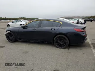 2020 BMW 8 Series M850i with VIN WBAGV8C04LCE45015, listed as a Copart auction lot 73153414 with 25,190 mi miles and Salvage title. Bid and sale history available at DreamBid. Image 2.