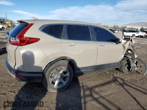 2018 Honda CR-V EX with VIN 5J6RW1H58JL011320, listed as a Copart auction lot 45602205 with 72,943 mi miles and Salvage Title. Bid and sale history available at carsss.com. Image 3.