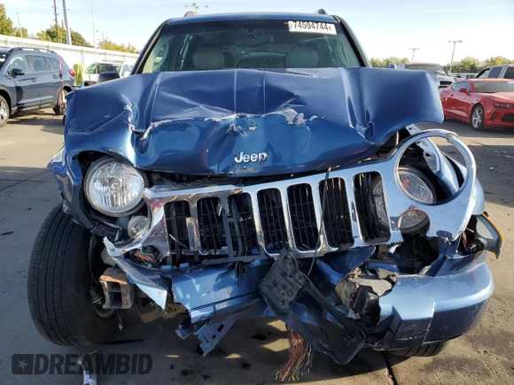 2005 Jeep Liberty Limited with VIN 1J4GL58K45W548350, listed as a Copart auction lot 74594744 with 128,211 mi miles and Clean title. Bid and sale history available at DreamBid. Image 5.