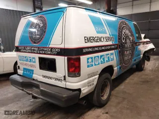 2013 Ford Econoline Cargo Van Commercial with VIN 1FTNE2EL2DDA42612, listed as a IAAI auction lot 41599646 with 207,770 mi miles. Bid and sale history available at carsss.com. Image 4.