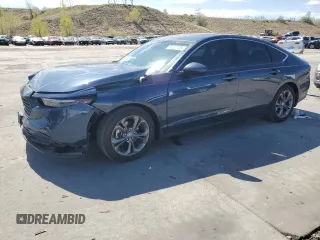 2024 Honda Accord EX с VIN 1HGCY1F35RA043030, выставлен на аукционе Copart как лот 55183725 с пробегом 16 093 миль миль и Списание • Salvage title. История ставок и продаж доступна на DreamBid. Изображение 1.