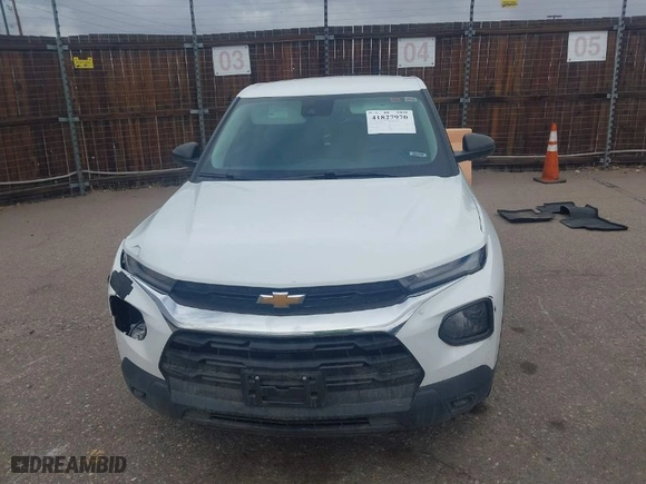2023 Chevrolet TrailBlazer LS with VIN KL79MNSL4PB051724, listed as a IAAI auction lot 41827970 with 30,643 mi miles. Bid and sale history available at carsss.com. Image 12.