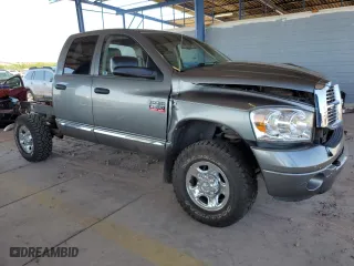 2007 Dodge Ram 2500 Laramie with VIN 1D7KS28AX7J585398, listed as a Copart auction lot 67407944 with 0 mi miles and Salvage Title. Bid and sale history available at carsss.com. Image 4.