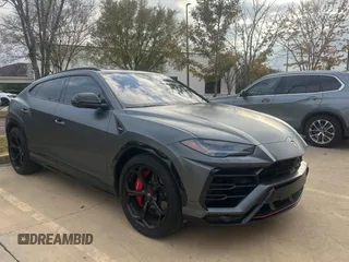 2019 Lamborghini Urus z VIN ZPBUA1ZL4KLA02328, wystawiony jako Copart lot #84738754 z przebiegiem 25 393 mil mil oraz Tytuł czysty. Historia ofert i sprzedaży dostępna na DreamBid. Obrazek 1.