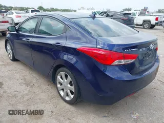 2013 Hyundai Elantra Limited with VIN 5NPDH4AEXDH369923, listed as a IAAI auction lot 41950446 with 93,991 mi miles and . Bid and sale history available at DreamBid. Image 3.