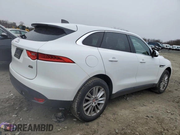 2020 Jaguar F-Pace 30t Prestige with VIN SADCK2GXXLA631850, listed as a Copart auction lot 87224784 with 84,850 mi miles and Salvage Title. Bid and sale history available at DreamBid. Image 3.