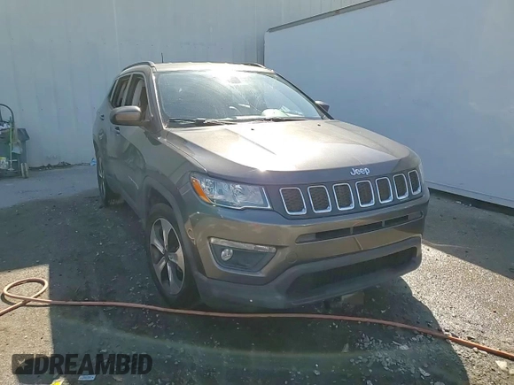 2017 Jeep Compass Latitude with VIN 3C4NJCBB6HT669441, listed as a Copart auction lot 49225475 with 61,568 mi miles and Salvage title. Bid and sale history available at DreamBid. Image 14.