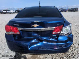 2012 Chevrolet Cruze LT w/1LT with VIN 1G1PF5SC4C7107283, listed as a Copart auction lot 52155665 with 186,403 mi miles and Salvage Title. Bid and sale history available at carsss.com. Image 6.