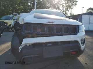 2018 Jeep Compass Trailhawk with VIN 3C4NJDDB9JT451745, listed as a Copart auction lot 61187255 with 88,923 mi miles and Salvage title. Bid and sale history available at DreamBid. Image 5.